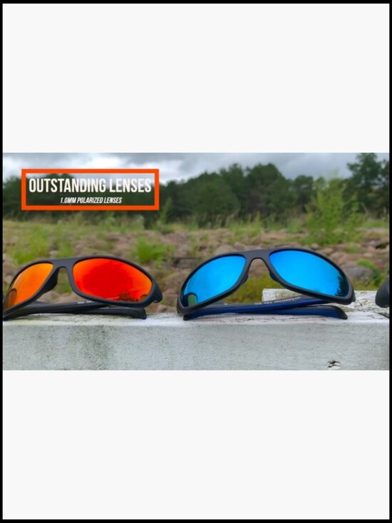 Polarized Sport Sunglasses with PuriVex Coating for Fishing Cycling Running